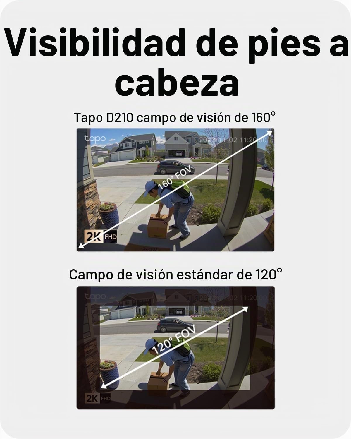 Tapo de TP-Link - Cámara de timbre de video inteligente inalámbrica...