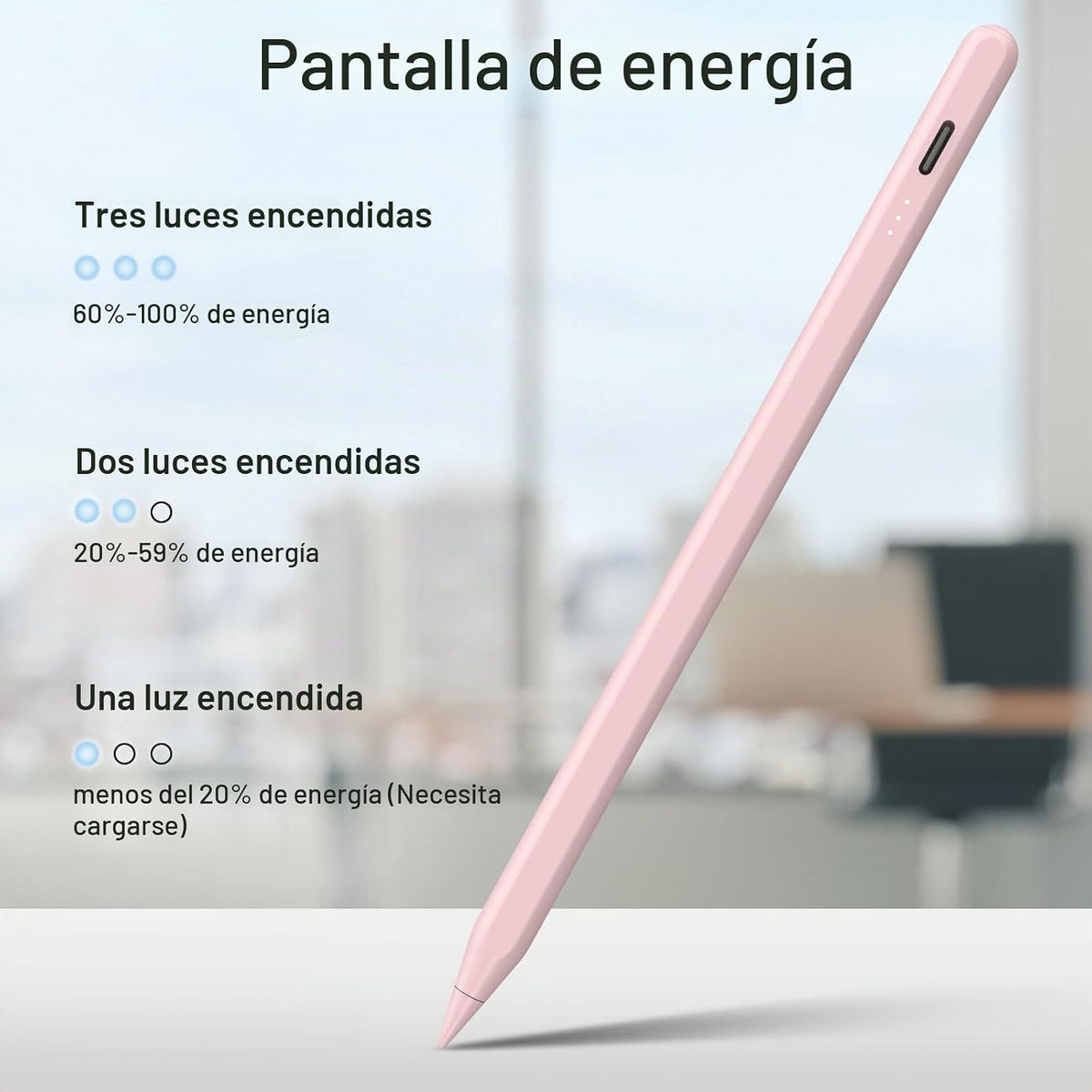 Lápiz óptico para iPad, carga rápida de 13 minutos para Apple iPad...