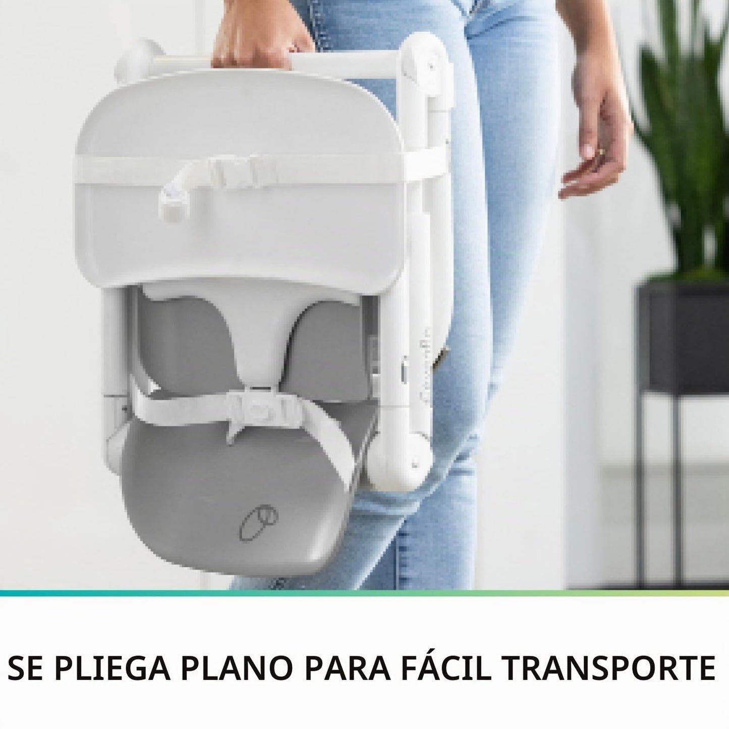 Evenflo Silla elevadora plegable portátil 2 en 1 Eat &amp; Go