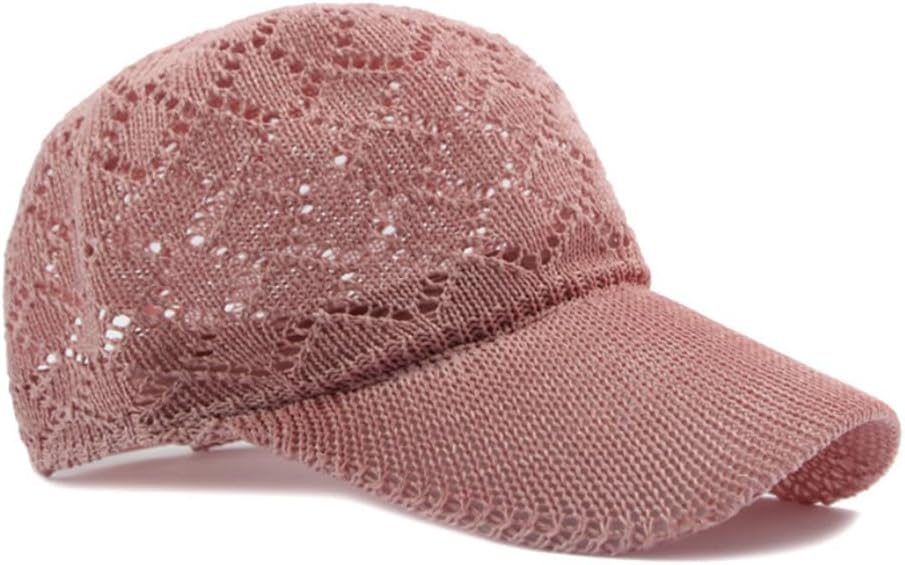 FASHIXD Gorra de béisbol de malla tejida de verano para mujer, somb...