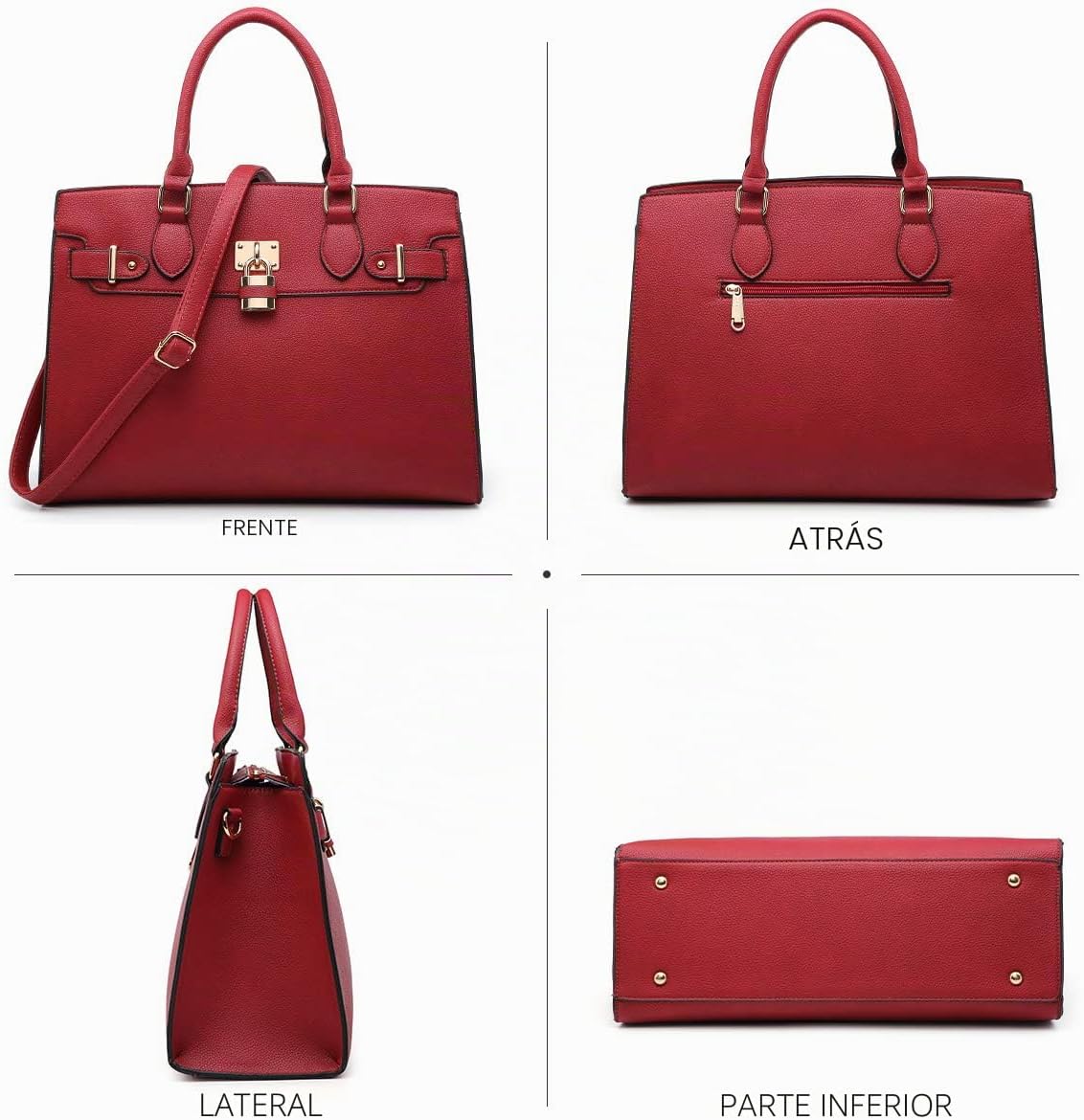 Dasein Bolsos y monederos para mujer, bolso de hombro para mujer, a...