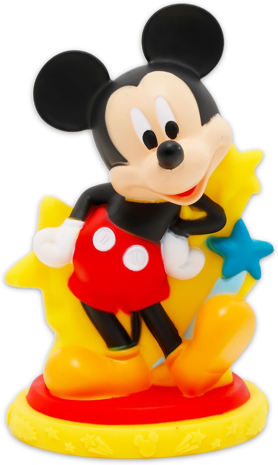 Mickey Mouse - Alcancía para niños, paquete con tarro de ahorro de...
