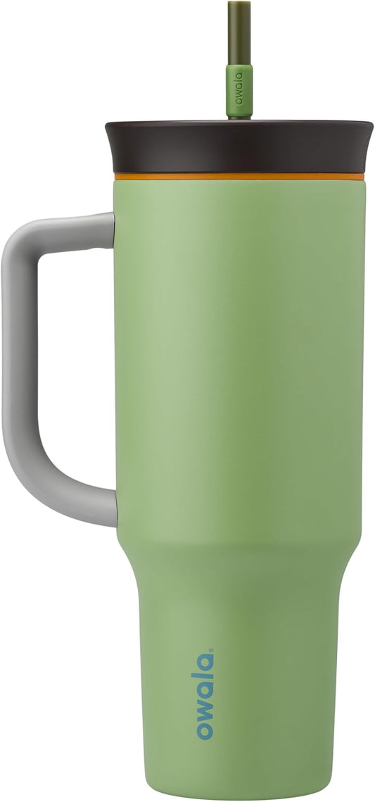 Owala Vaso de viaje aislado de acero inoxidable de triple capa con...