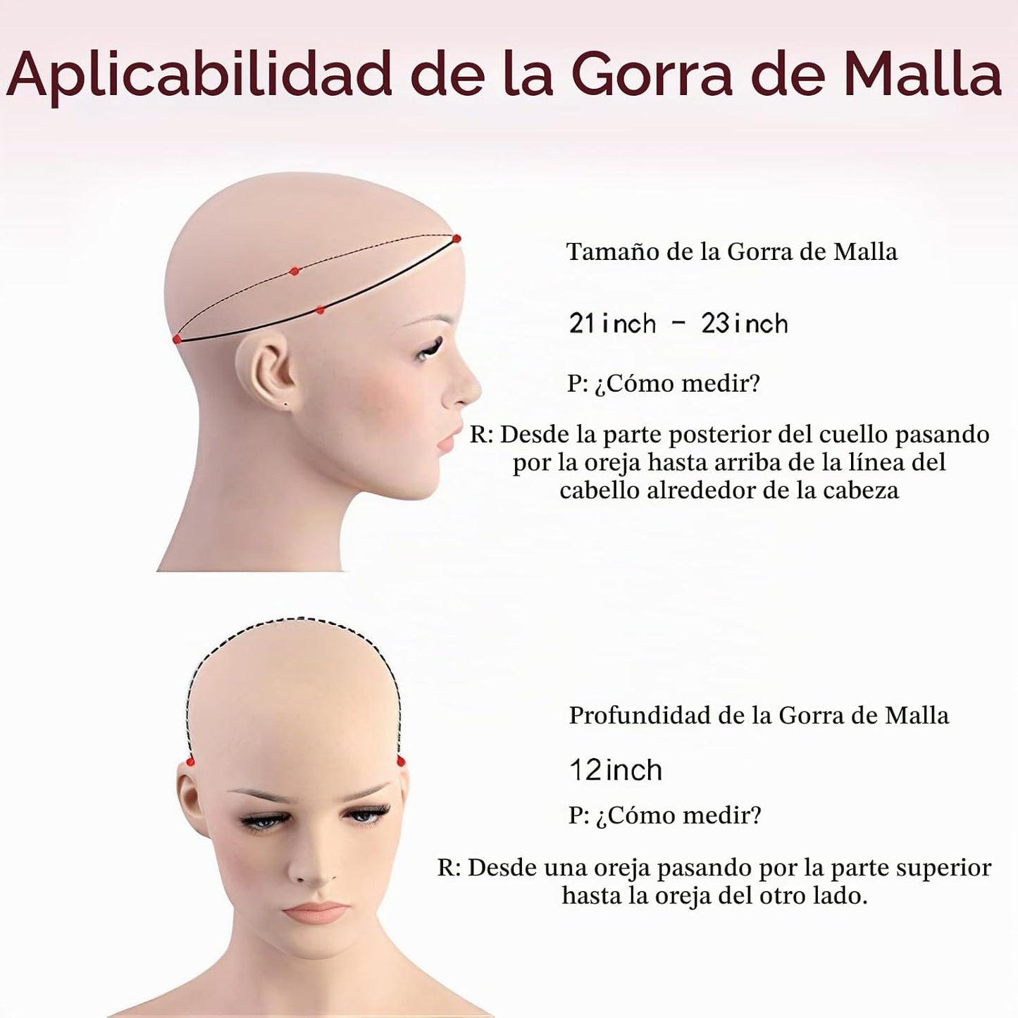 EMMOR Peluca Corta de Cabello Humano Marrón Mezclado para Mujeres B...