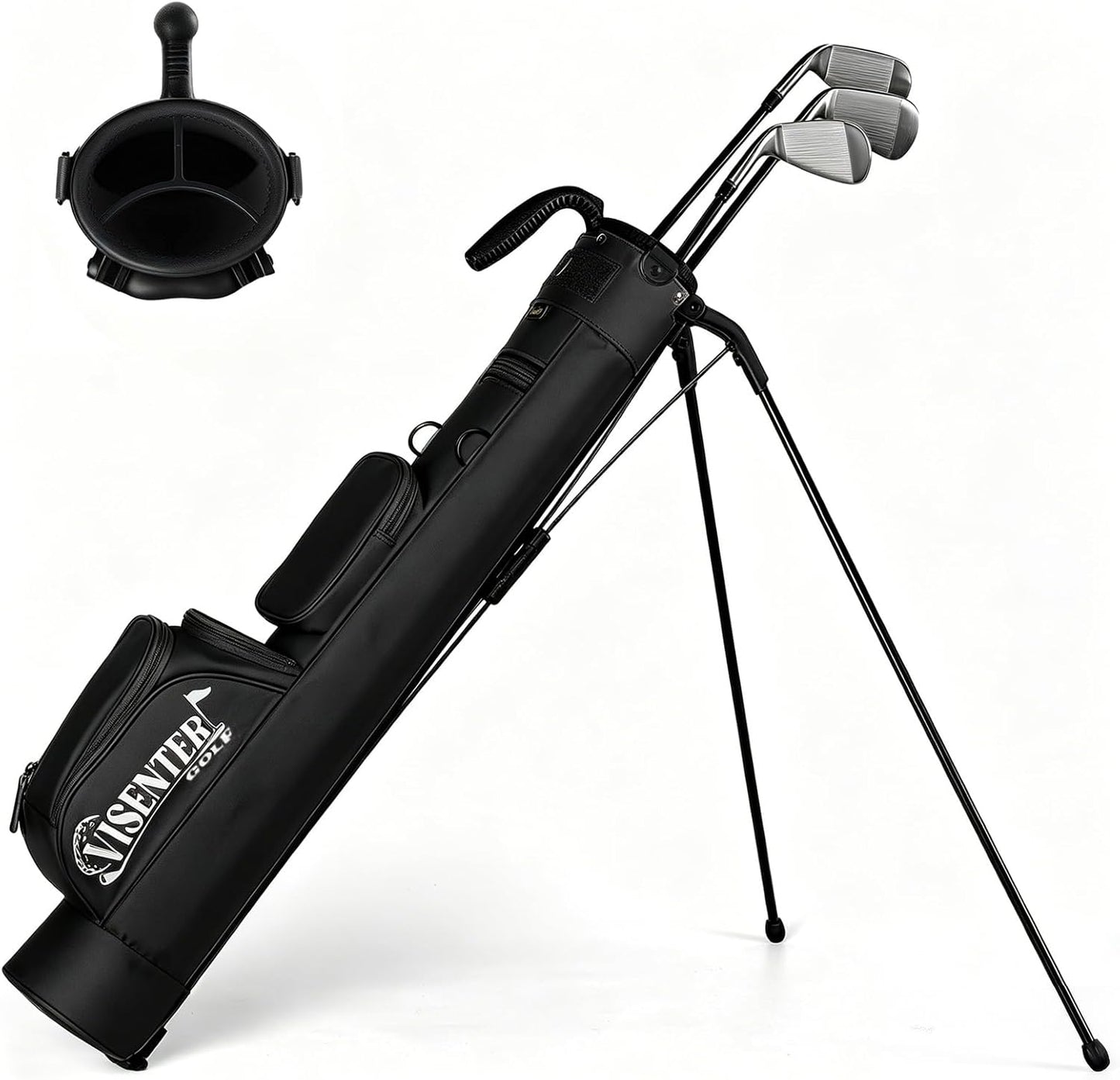 Bolsas de golf, bolsa de soporte de golf, correas de hombro ajustab...