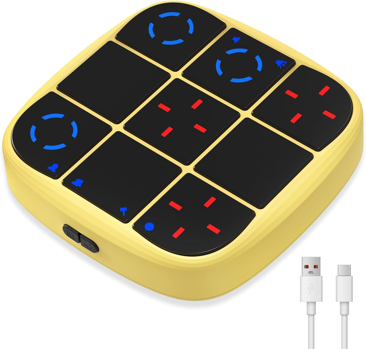 Juego de pernos recargables Tic-Tac-Toe, consola de rompecabezas de...