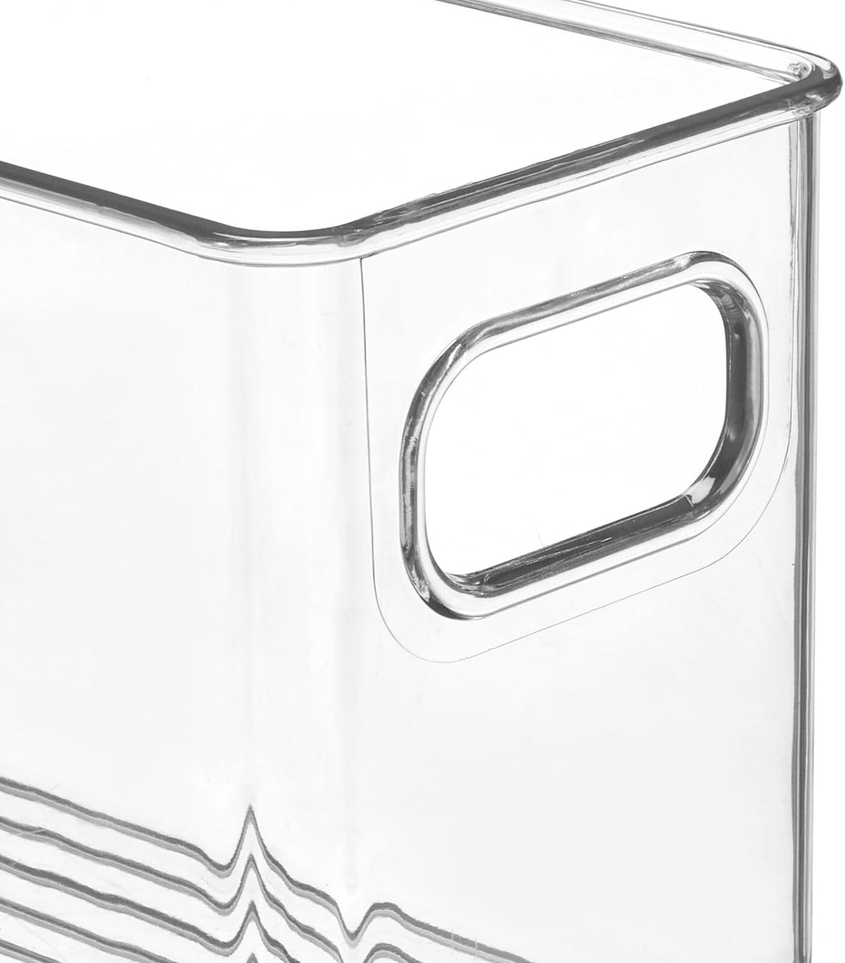 mDesign - Organizador de cocina de plástico, contenedor de almacena...
