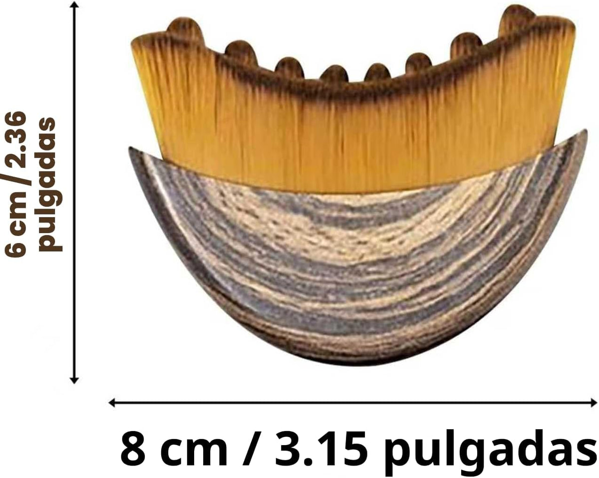 Cepillo linfático de contorno facial, masajeador de drenaje linfáti...