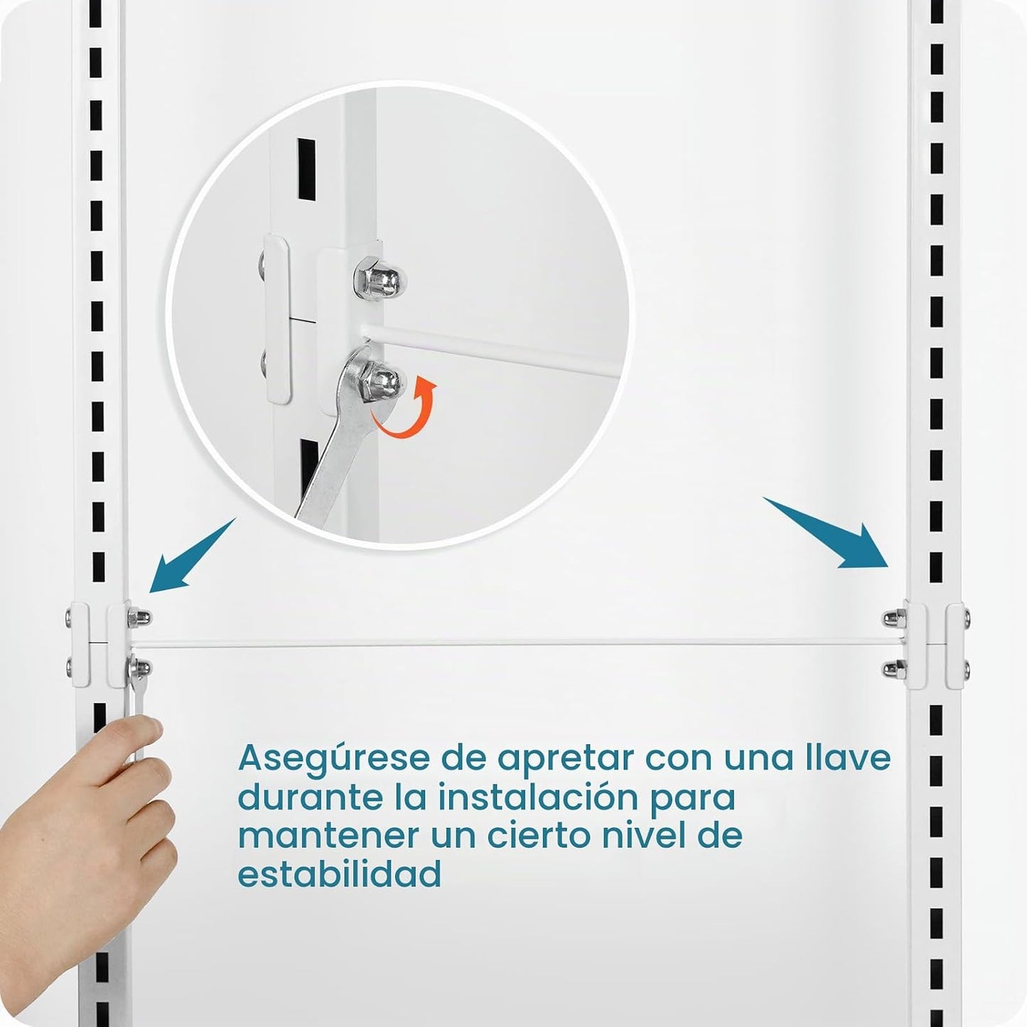 bukfen Organizador de despensa sobre la puerta, cesta ajustable de...