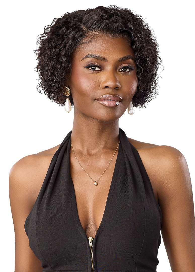 Outre Mytresses Negro -13X5 Peluca de cabello humano frontal de enc...