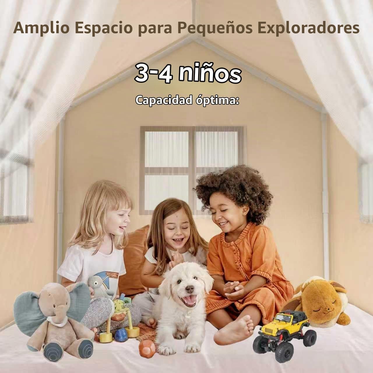 Tienda de campaña para niños, tienda de campaña grande para niños c...