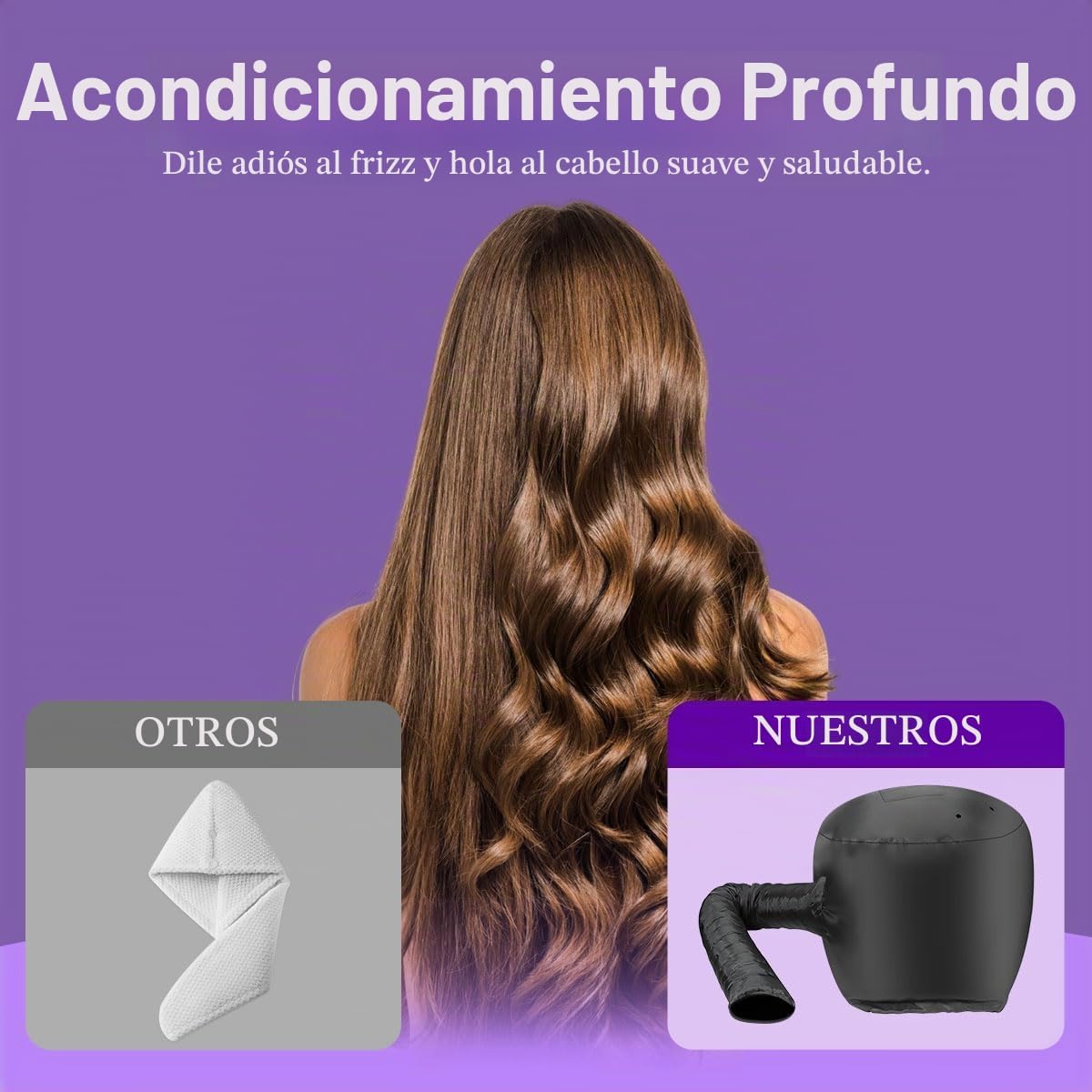 Capó de secador de pelo con capucha - Secador de pelo con capucha d...