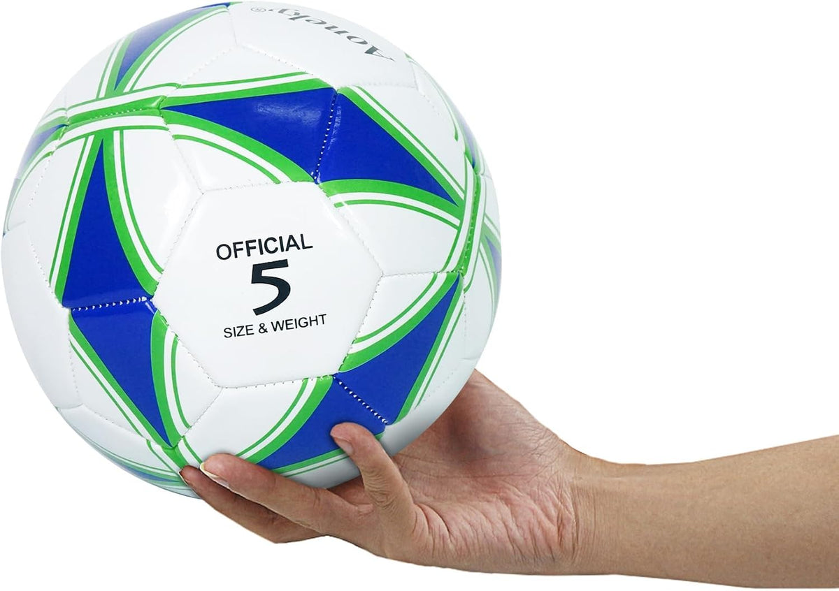 Aoneky Balón de fútbol tradicional de tamaño 5 para adultos, se env...