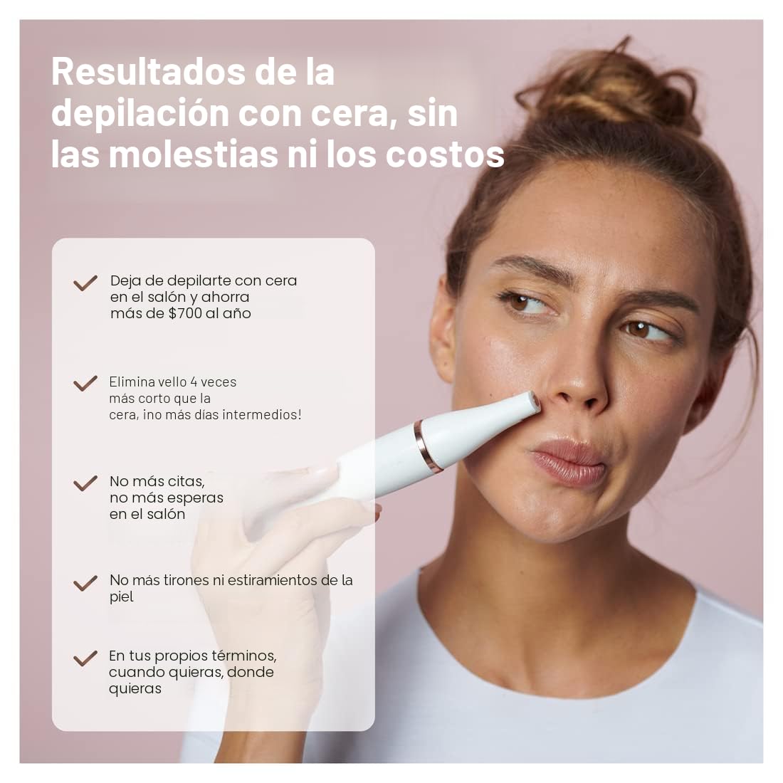 Braun Depiladora facial Facespa Pro 911, depilación facial para muj...