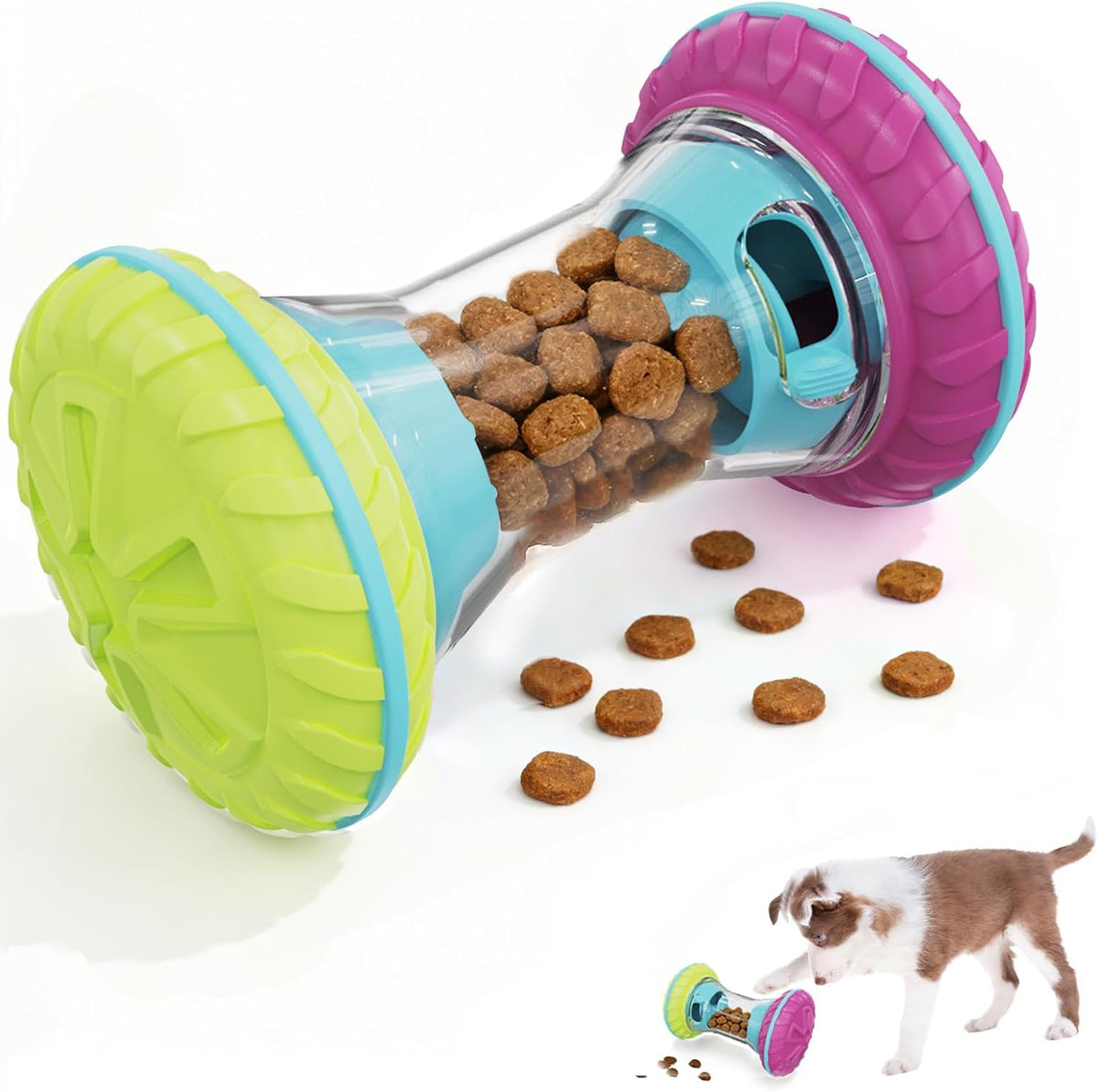 BoYoYo Juguetes interactivos para perros, rompecabezas para perros,...