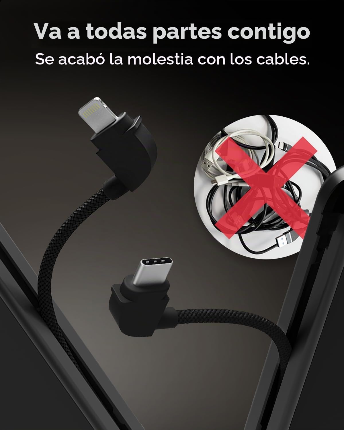 Batería externa mophie Powerstation Plus 10,000mAh | Tiene cables U...