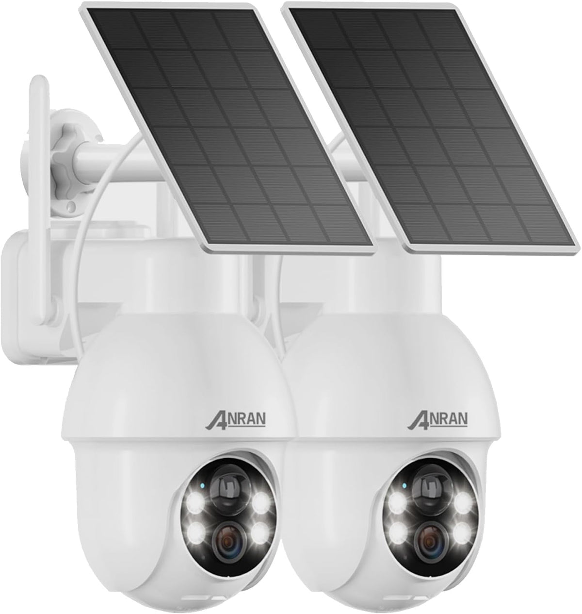 ANRAN 2K cámara de seguridad solar inalámbrica al aire libre 360 °...