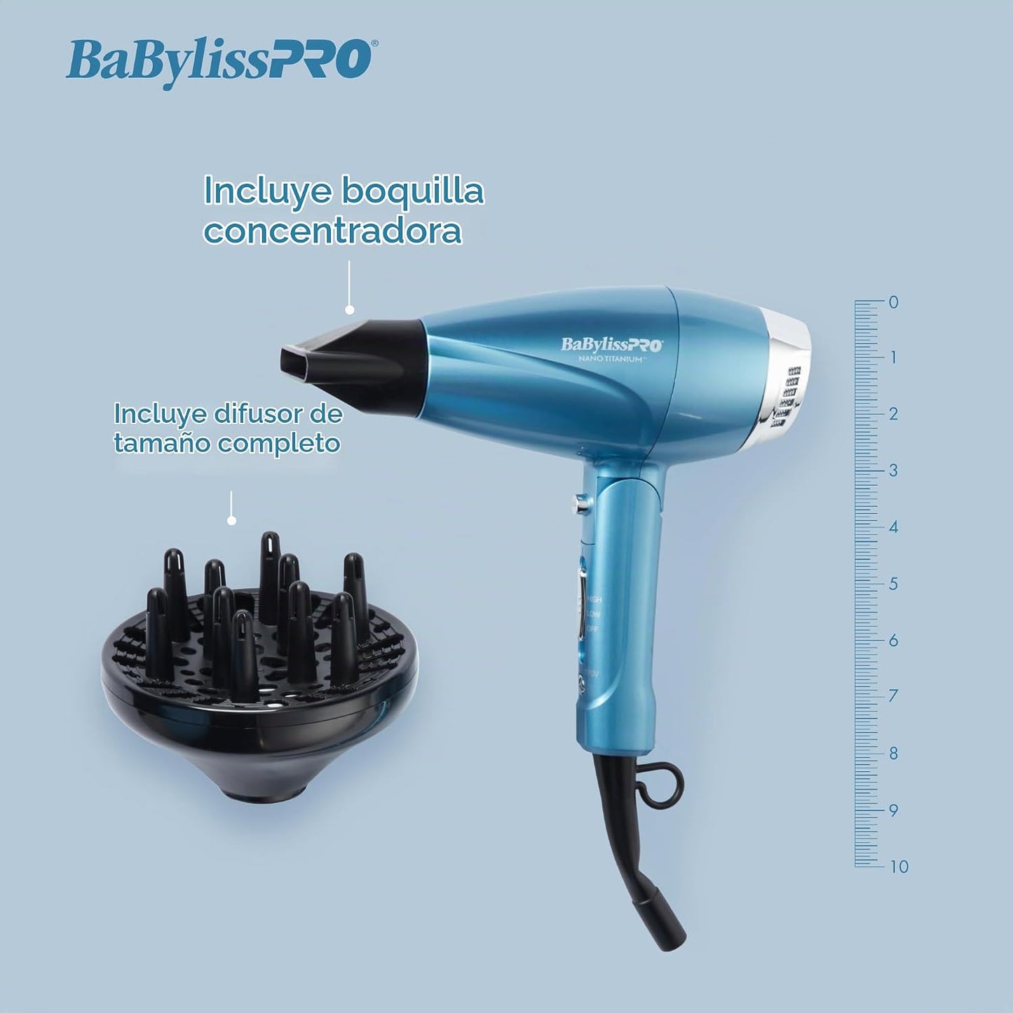 LAS HERRAMIENTAS COMPACTAS BaBylissPRO® Nano Titanium™ brindan máxi...