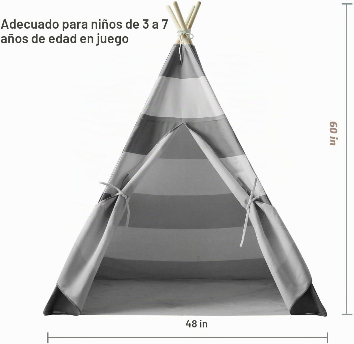 Tienda de campaña tipi para niños y niños, tienda de campaña de int...