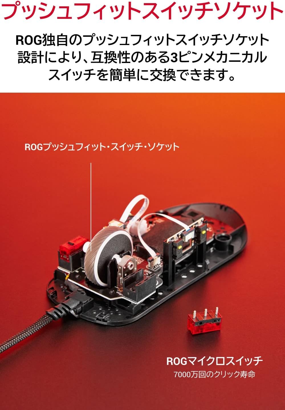 Asus ROG Strix Impact III - Ratón para juegos, semiambidiestro, con...