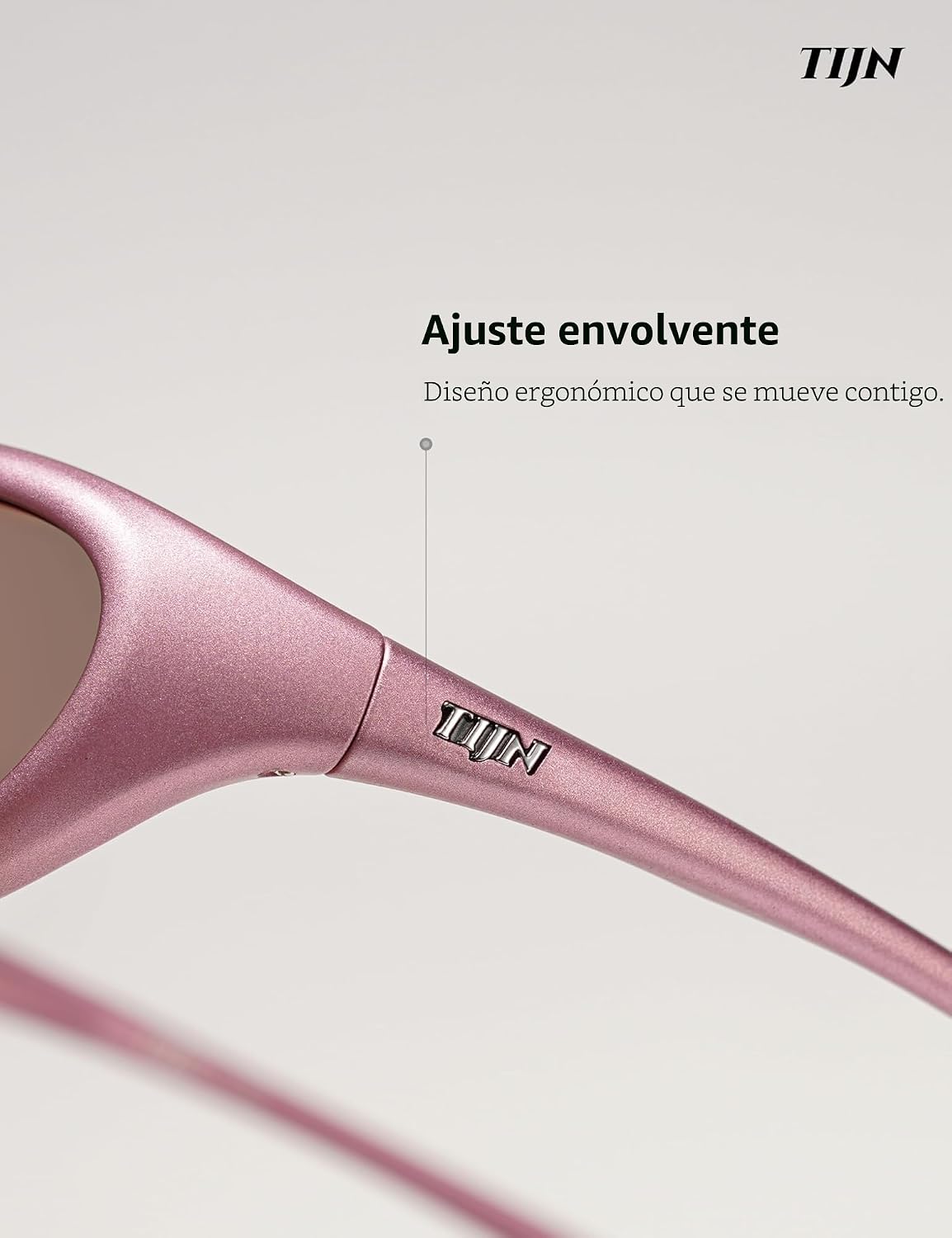 TIJN Gafas de sol deportivas UV400 envolventes para hombres y mujer...