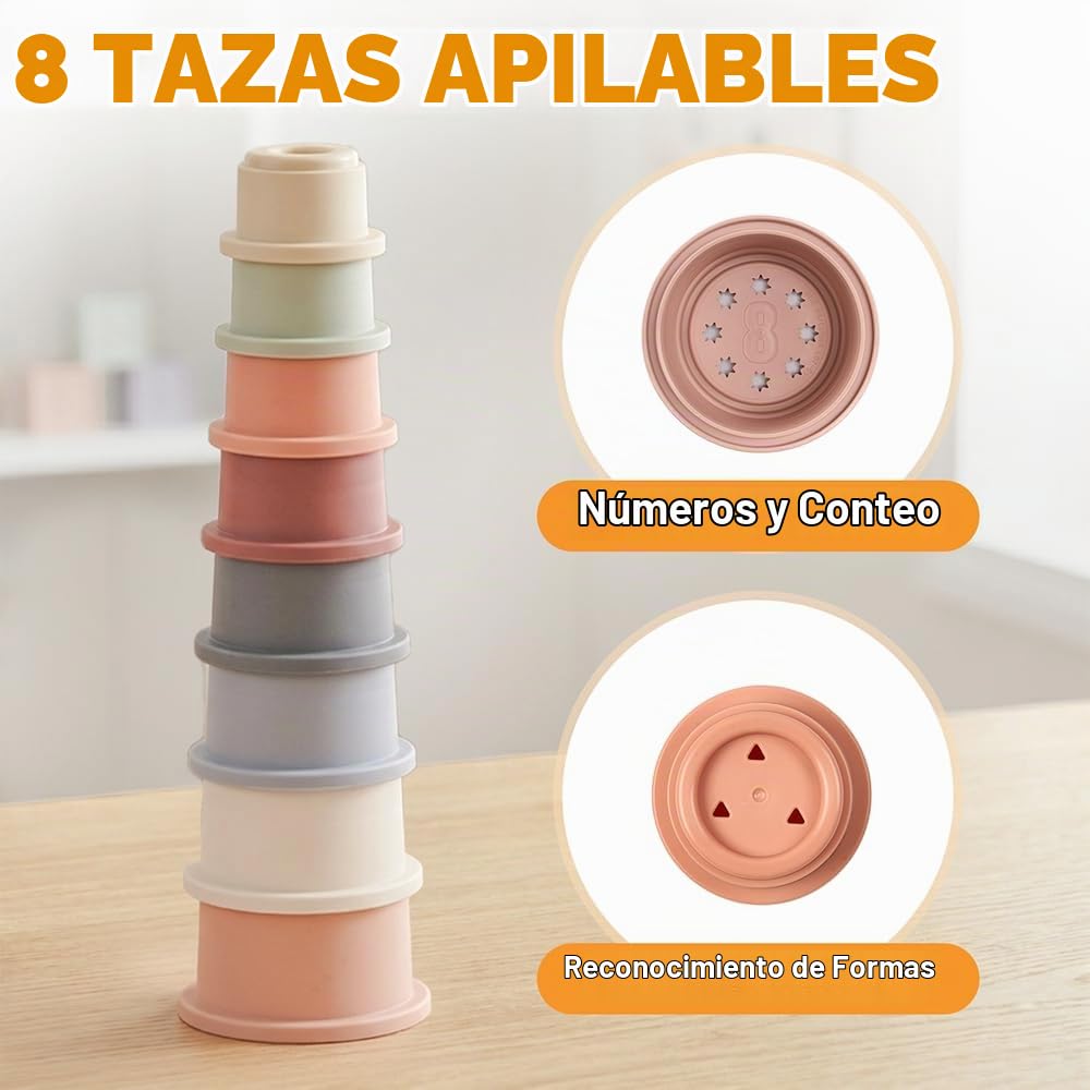JoyCat Juguetes para bebés de 6 a 12 meses, conjunto de juguetes se...