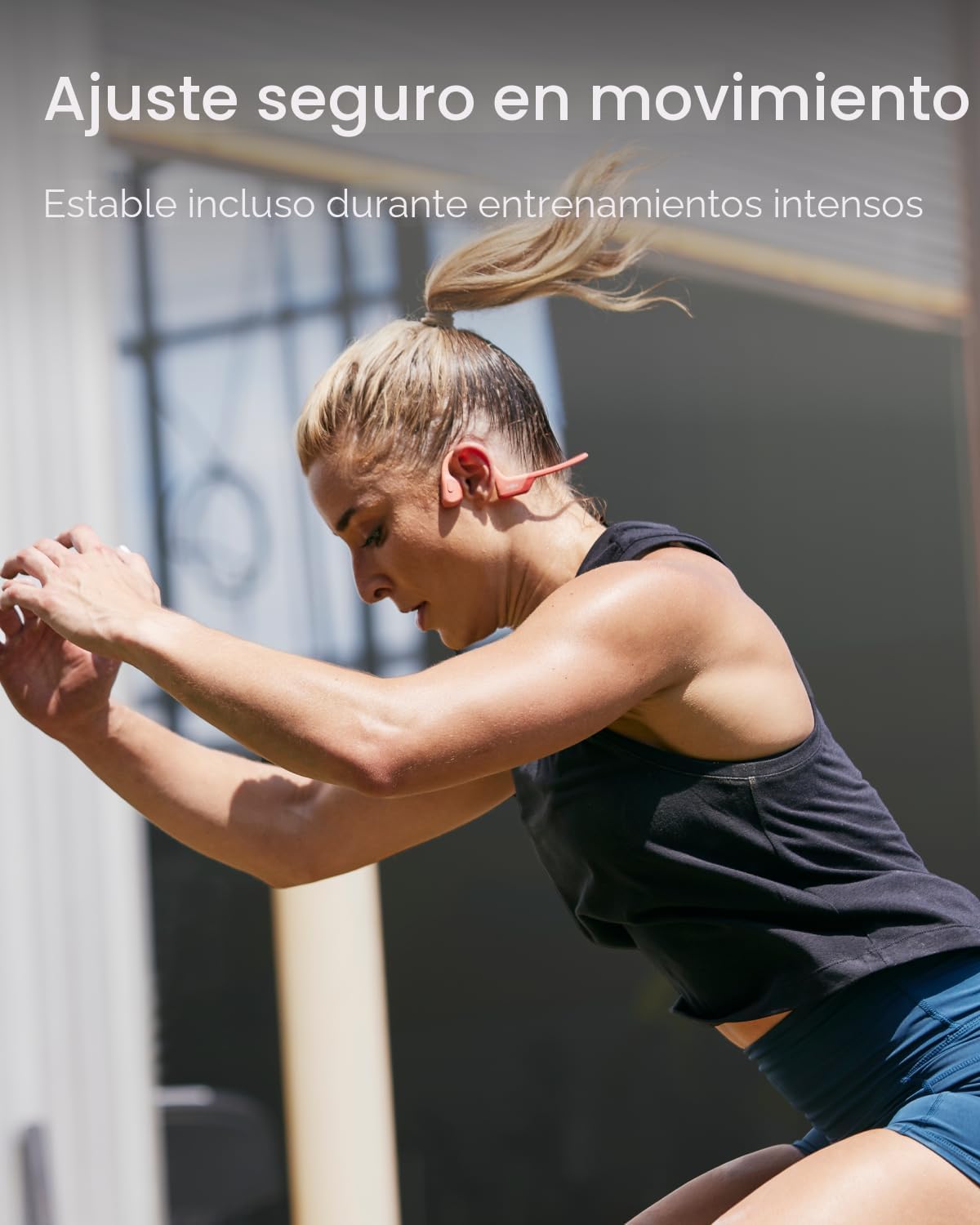 SHOKZ OpenRun Pro - Auriculares de conducción ósea, auriculares dep...