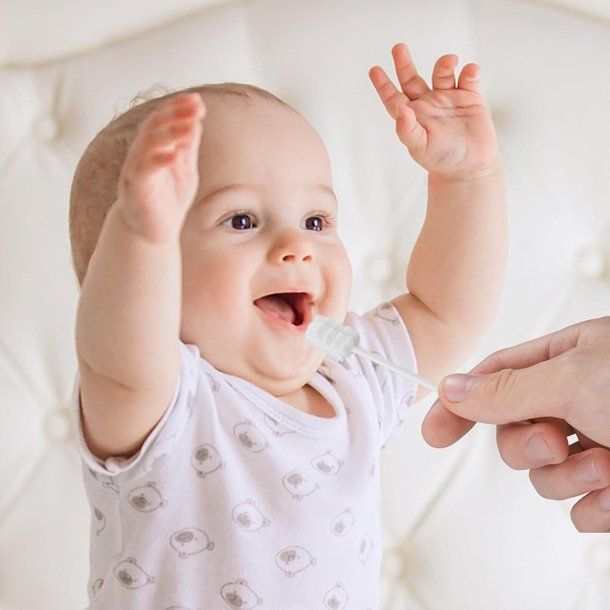 Mokoala Limpiador de lengua para bebés, cepillo de dientes para beb...