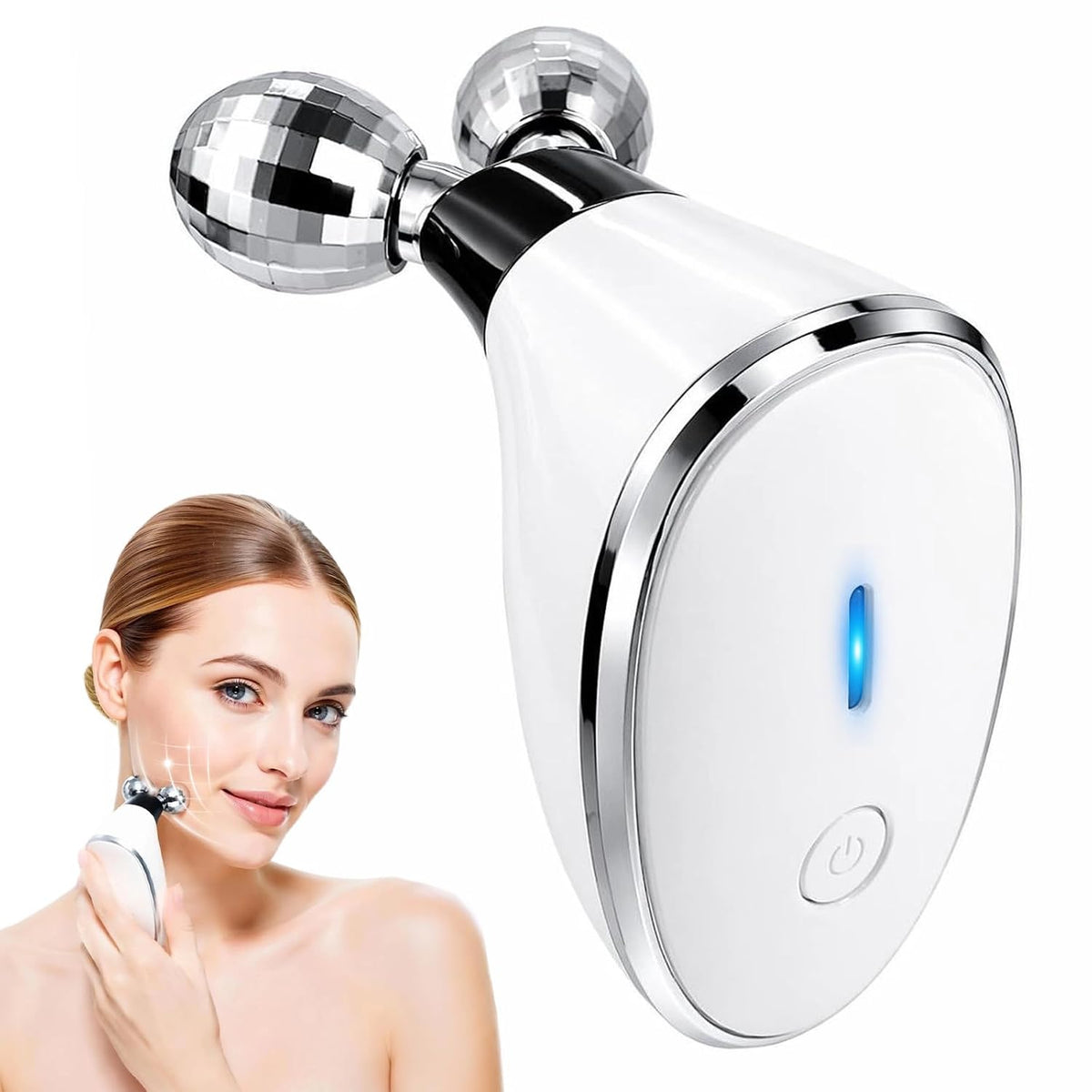 Masajeador facial eléctrico, herramienta de masaje para esculpir ro...