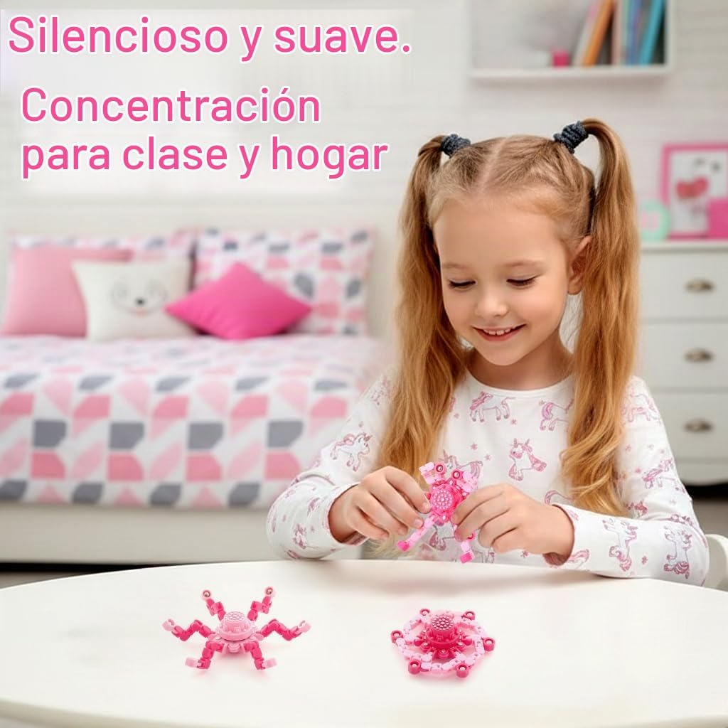 Gokeey Fidget Spinners para niños de 8-12 años y adultos, juguetes...