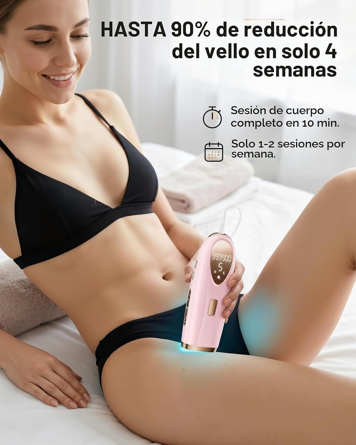 Depilación láser IPL para mujeres y hombres, dispositivo IPL sin do...
