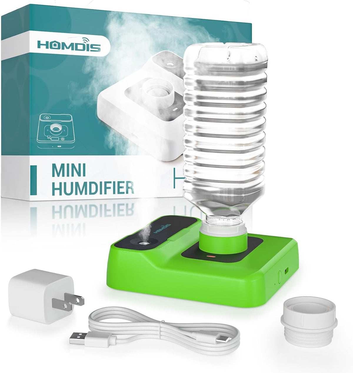 HOMDIS Humidificador de viaje, humidificador portátil para plantas,...