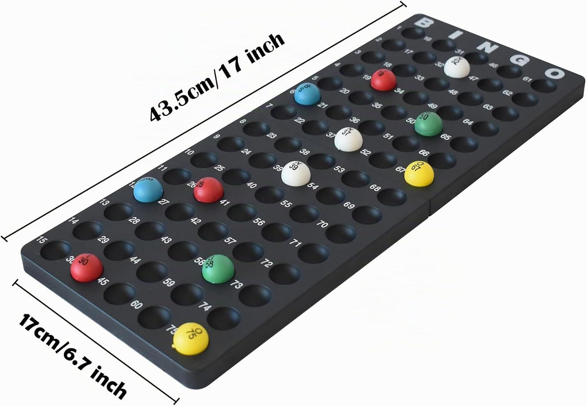 Yuanhe Juego de bingo Jumbo \u2013 Jaula redonda de metal de 11 pul...