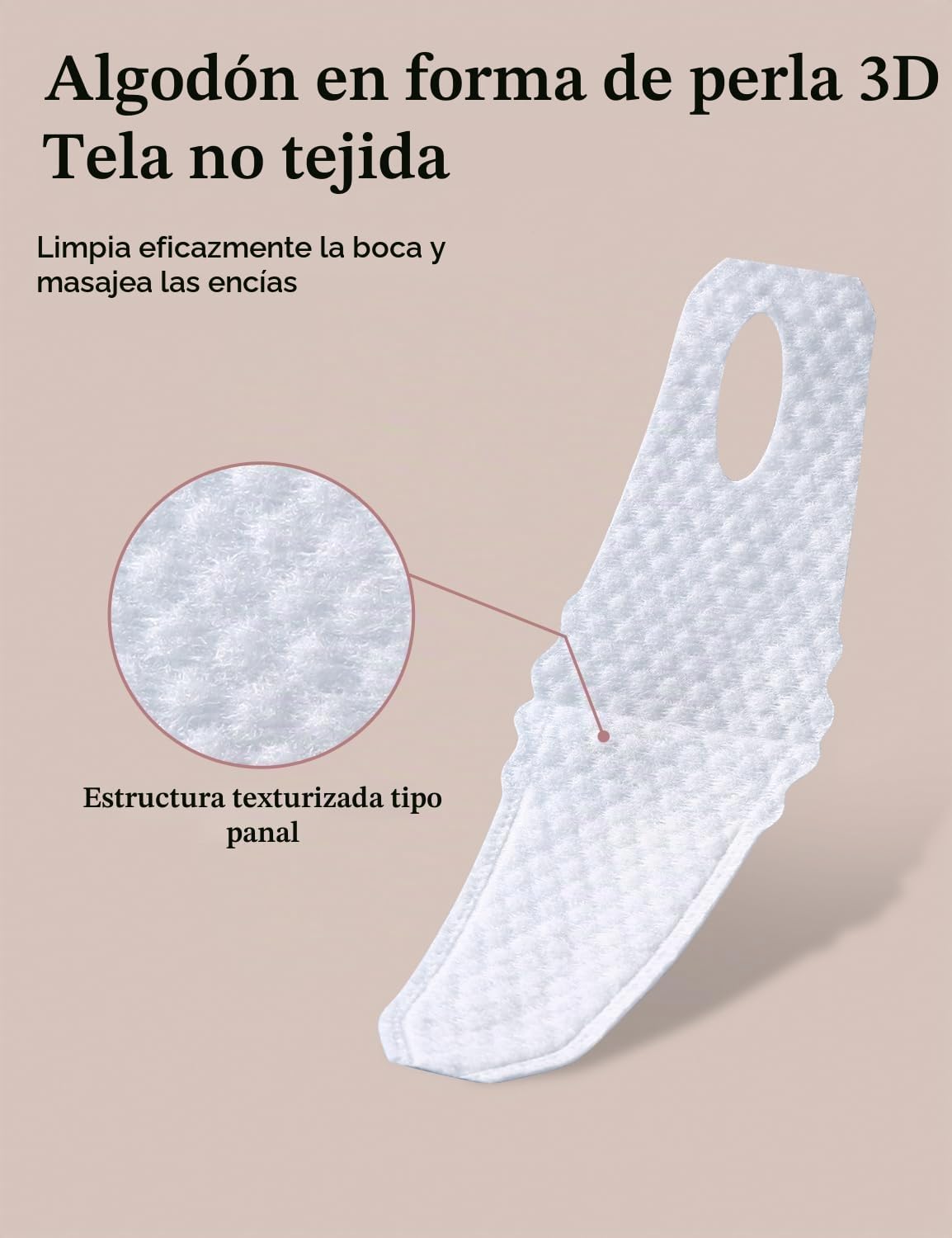 Mokoala Cepillo de dientes para dedos de bebé, toallitas limpiadora...