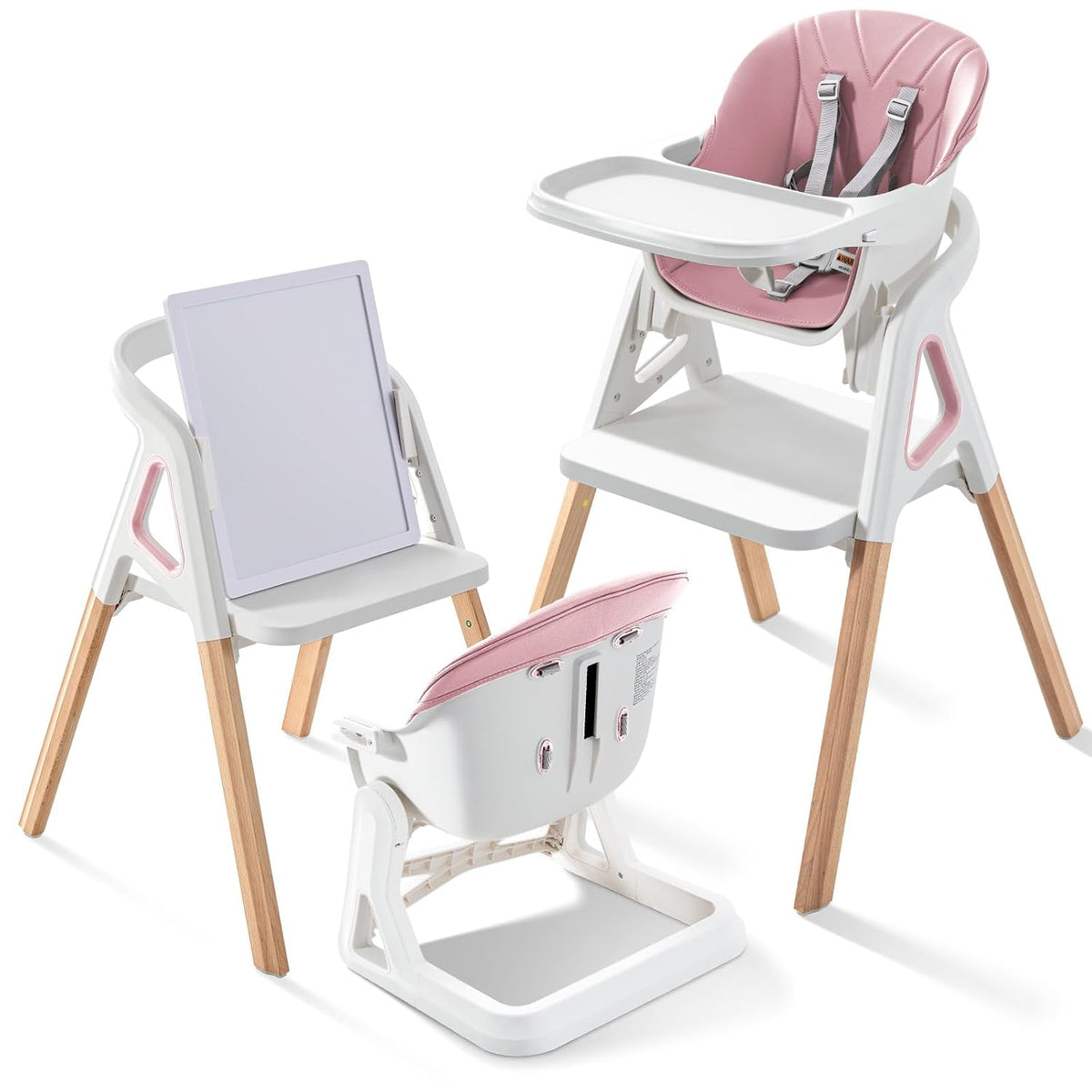 Silla alta para bebé, para bebés y niños pequeños, silla alta conve...
