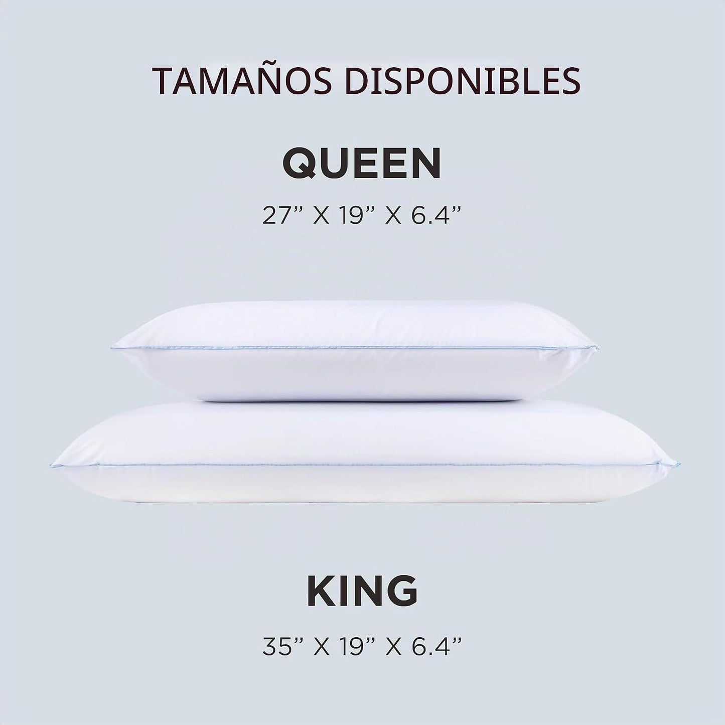 Tempur-Pedic TEMPUR-Cloud - Almohada de enfriamiento doble, tamaño...