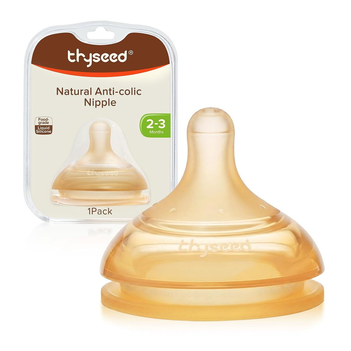 Thyseed Pezón de la serie anticólicos, flujo medio, más de 2 meses,...