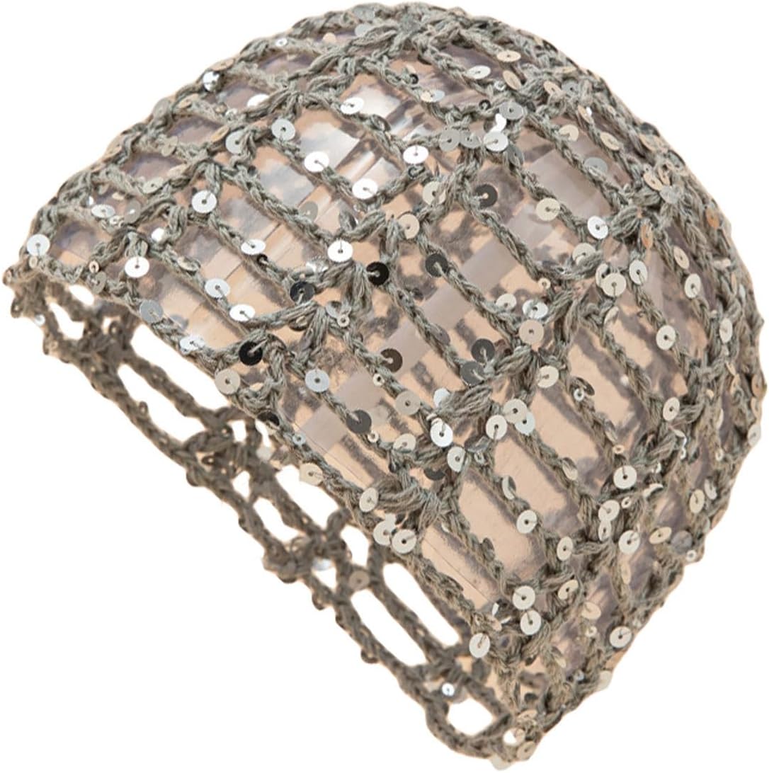GGUHHU Gorro de verano con lentejuelas para mujer, gorro de fiesta...