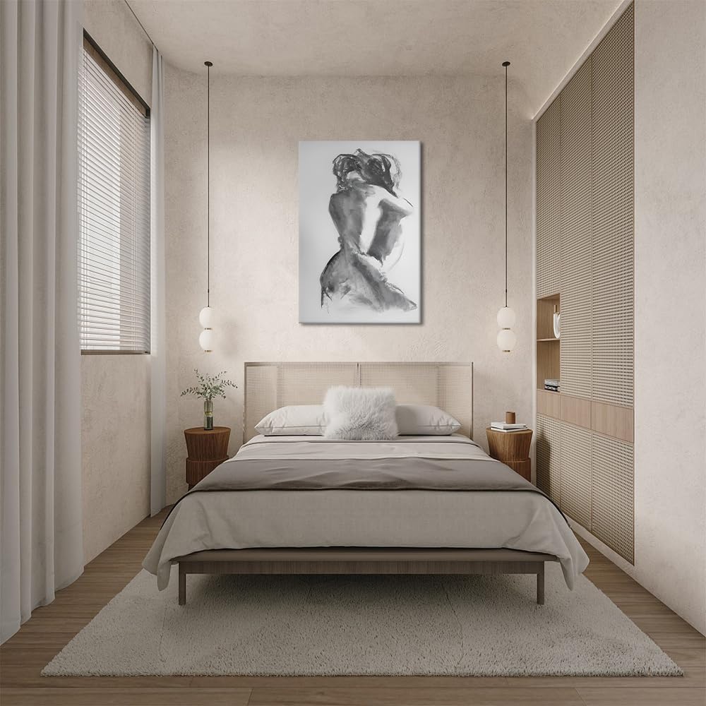 MAMAGO Lienzo decorativo para pared de pareja sexy, abstracto, desn...
