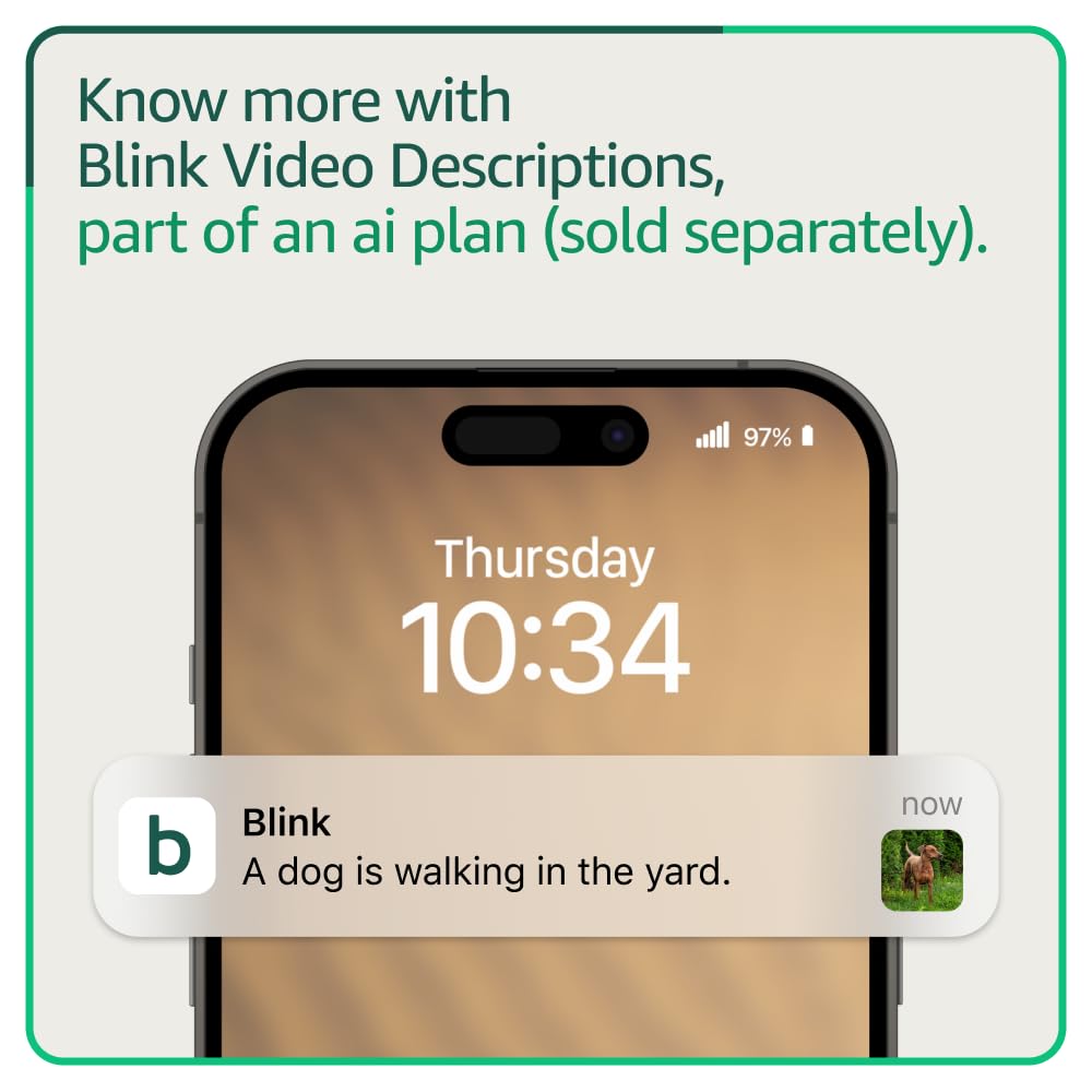 Blink Outdoor 4 XR. Cámara inalámbrica con batería de dos años, cob...