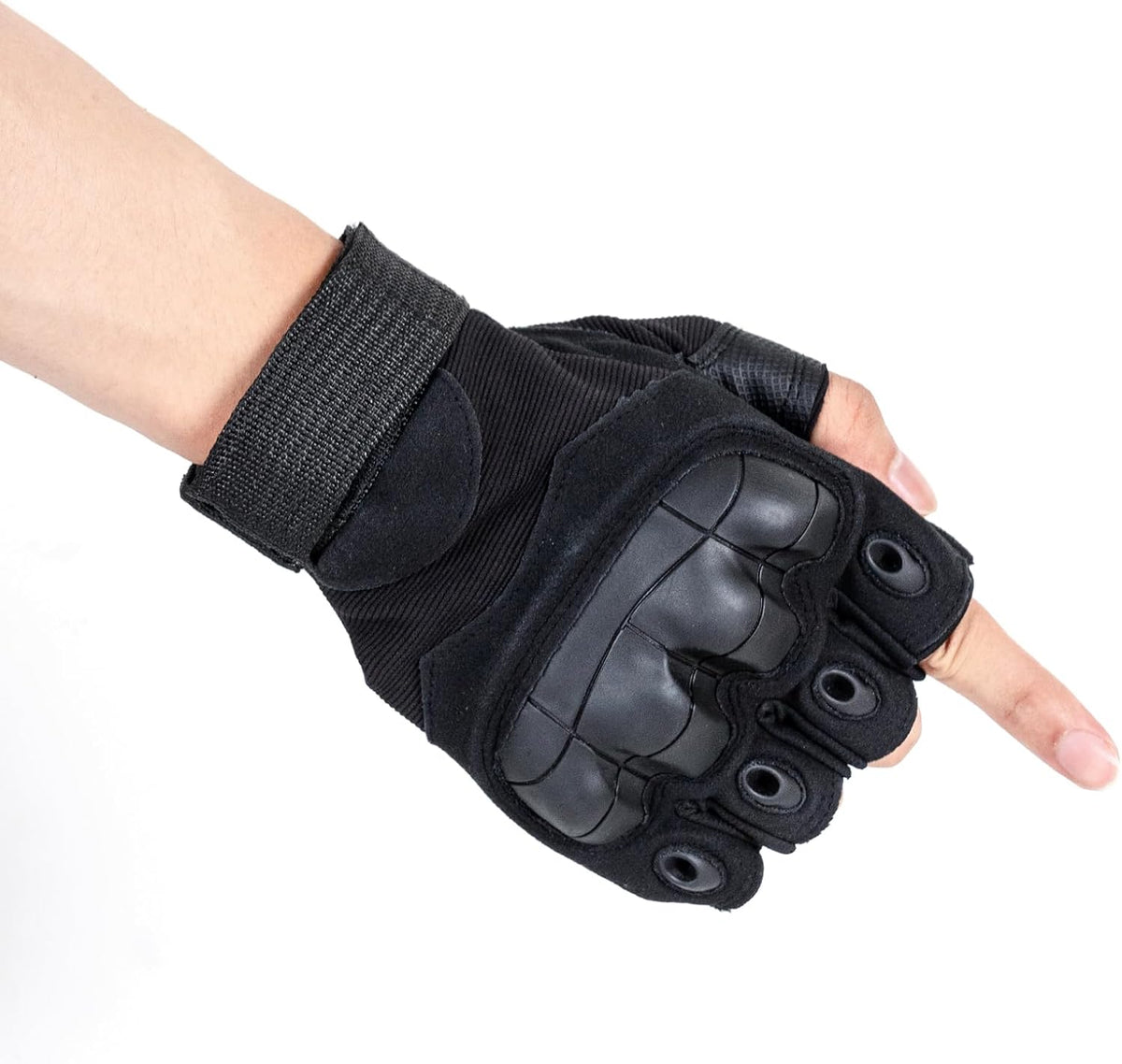 GCSIOM - Guantes tácticos sin dedos transpirables, antideslizantes,...