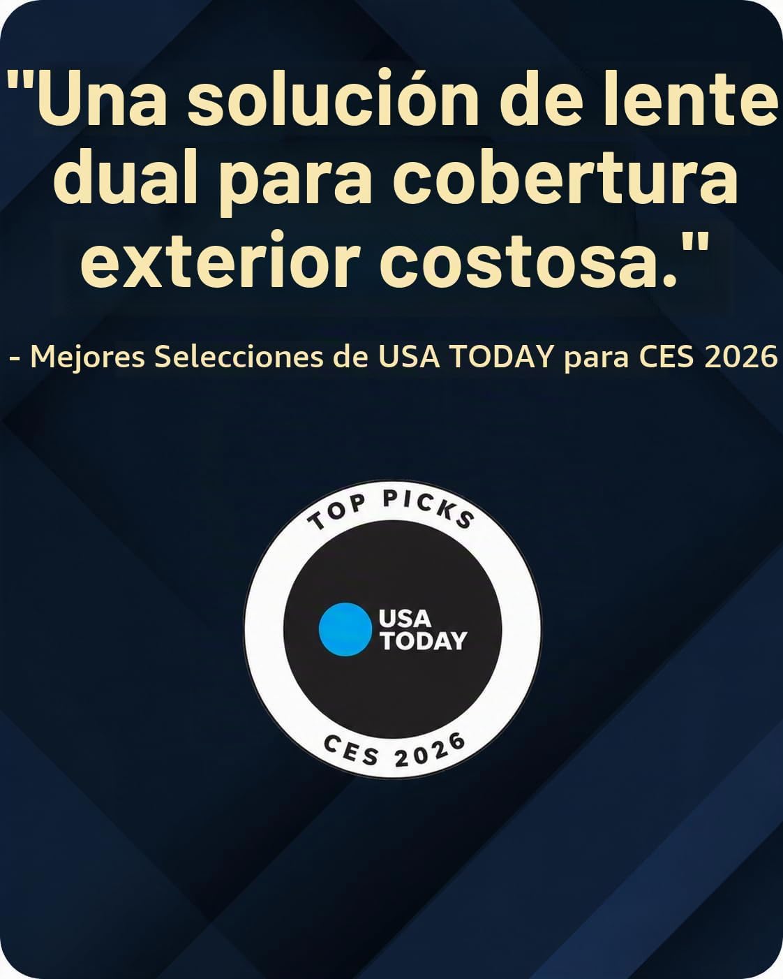 Tapo Cámara de seguridad con batería de seguridad de doble lente 2K...