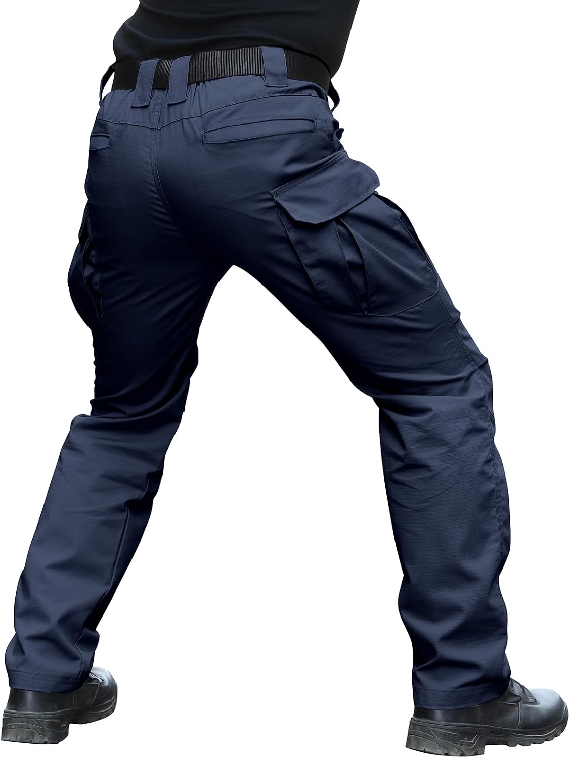 Hiwise Pantalones tácticos elásticos para hombre, resistentes al ag...