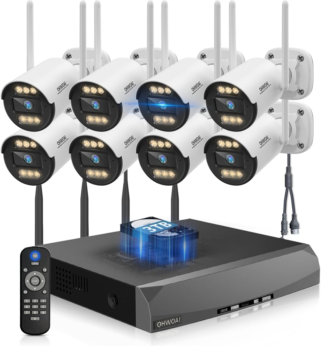 Sistema de cámara de seguridad inalámbrico al aire libre, sistemas...