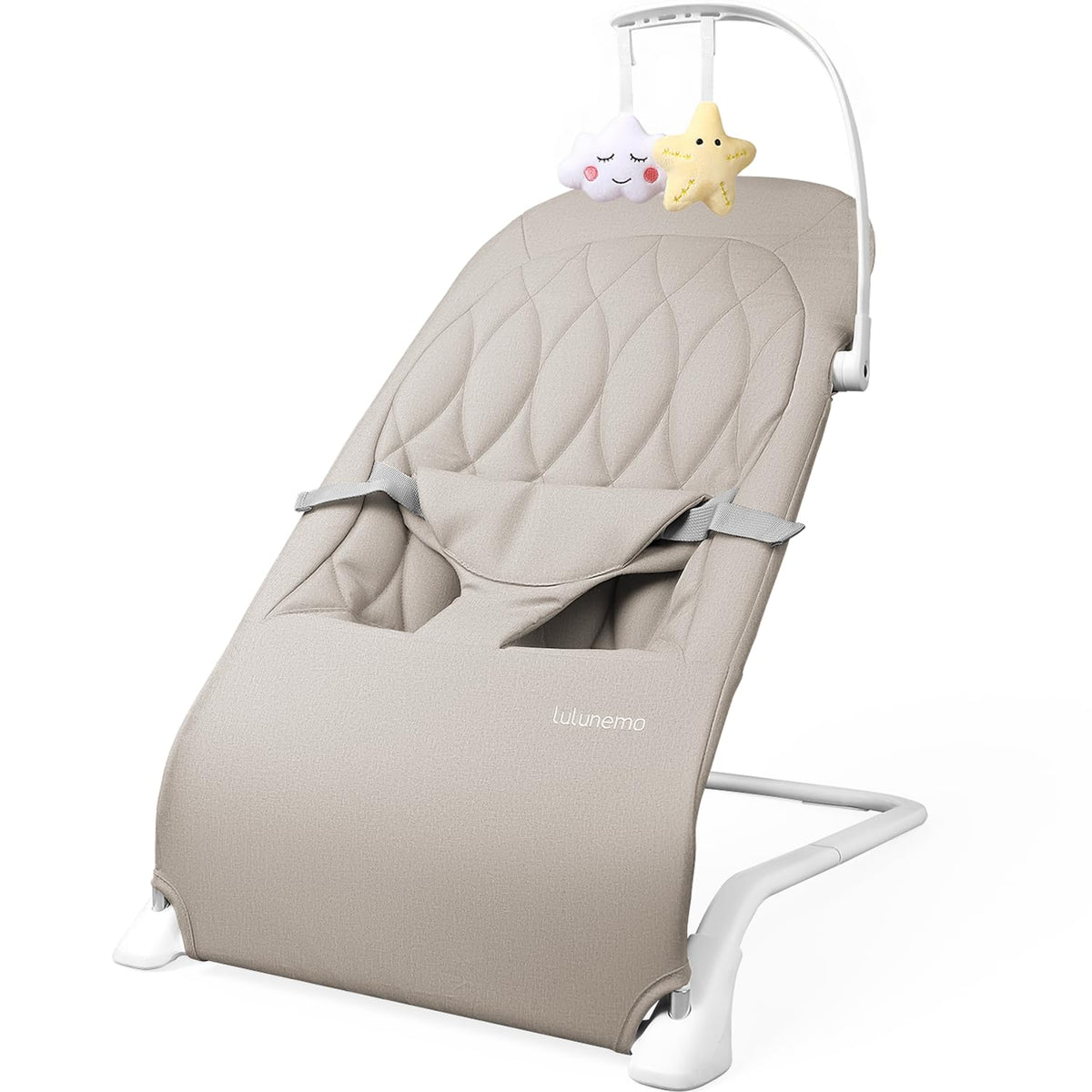 Asiento portátil para bebé con base ancha para una excelente estabi...