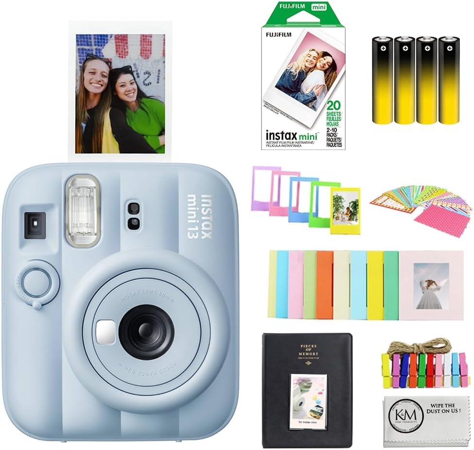 Cámara de película instantánea FUJIFILM INSTAX MINI 13 | Paquete az...