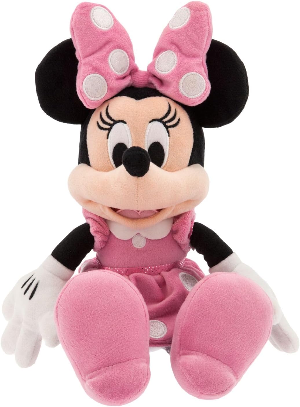 Disney Store Peluche Oficial de Minnie Mouse en Rosa - 14 Pulgadas...