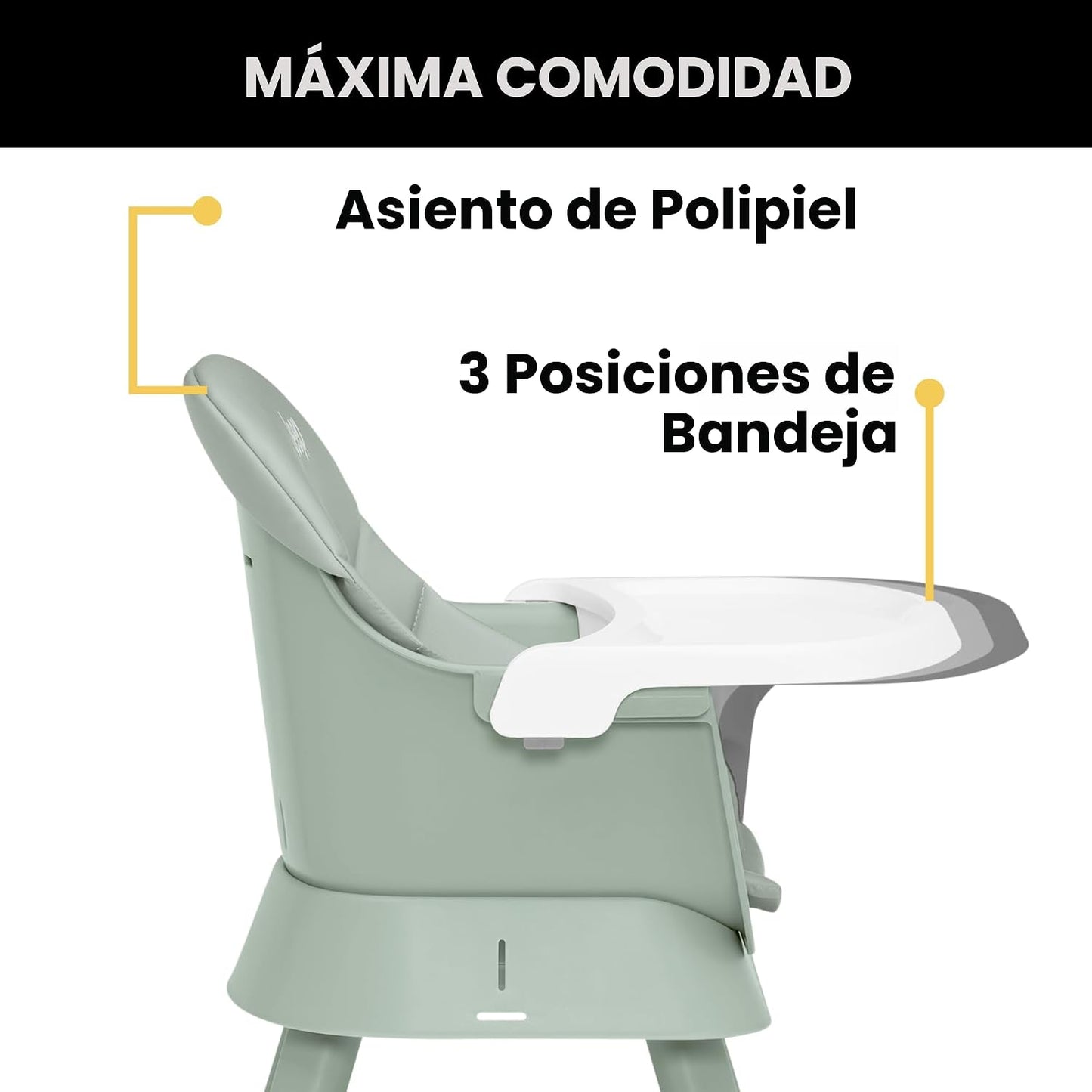 Silla alta Jeep Milestone 6-en-1 de Delta Children - Silla alta se...
