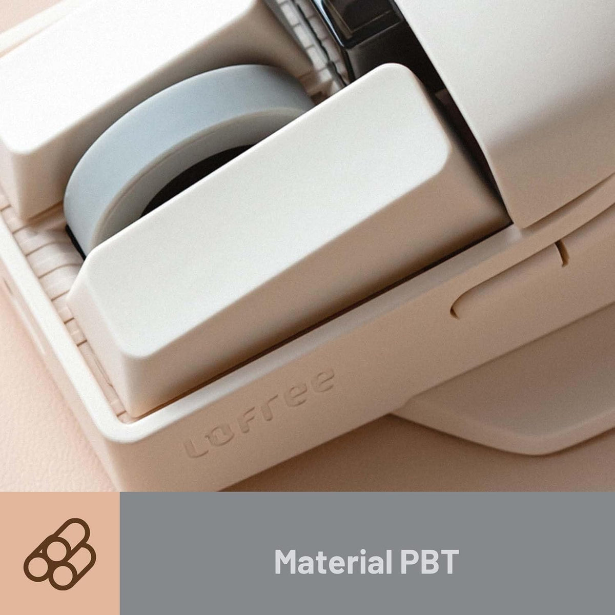 LOFREE Touch PBT - Ratón inalámbrico con receptor USB, Bluetooth, c...