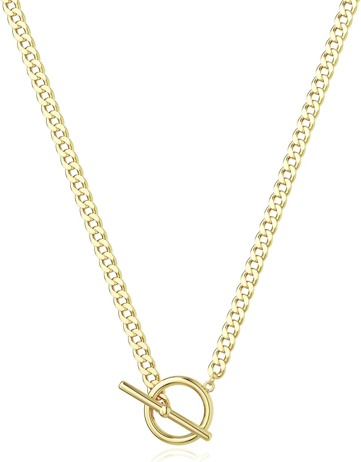 Carffordo - Collares chapados en oro para mujer, delicados collares...